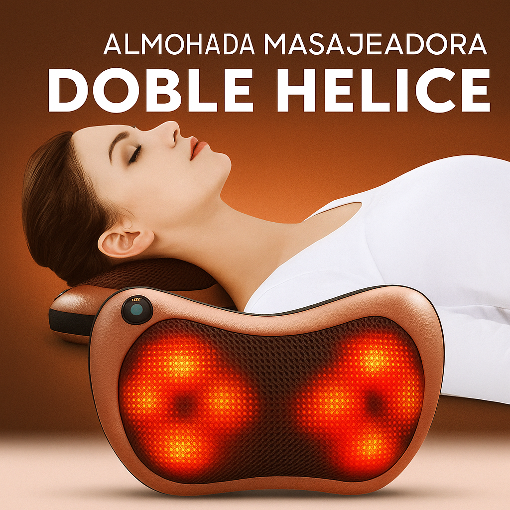 Almohada Masajeadora - Doble Hélice